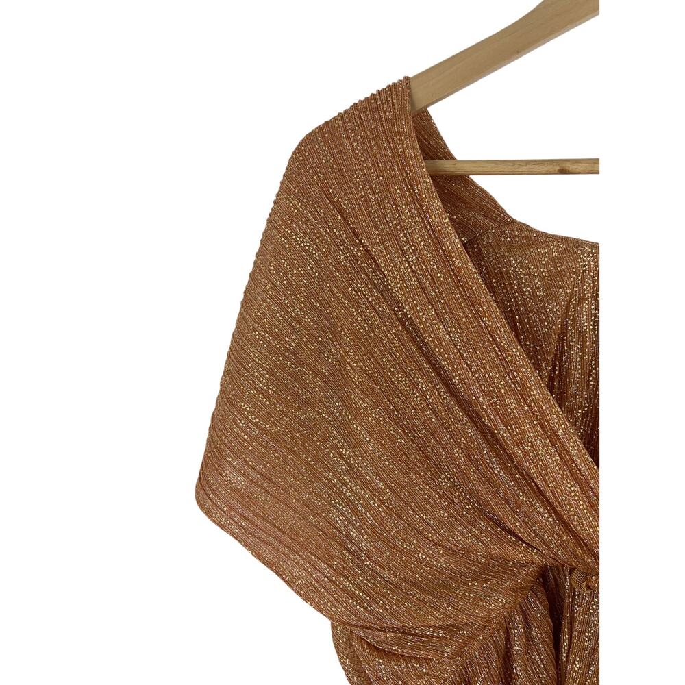 Women's Gold Anthropologie Top - Picture 7 of 14